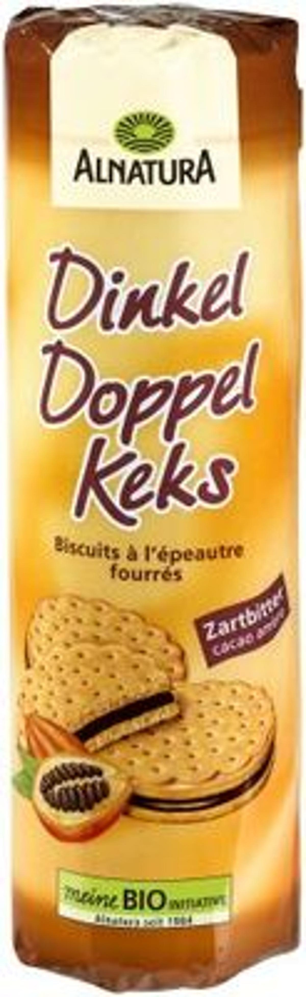 Produktfoto zu Dinkel Doppelkeks Zartbitter