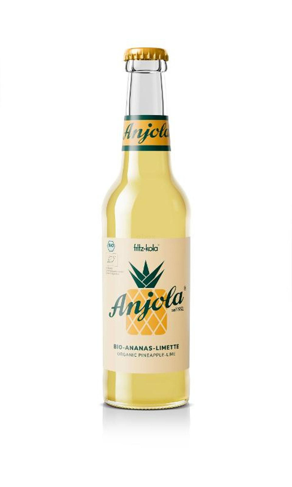 Produktfoto zu Ananas Limetten Limonade, 0,33 l fritz-kulturgüter
