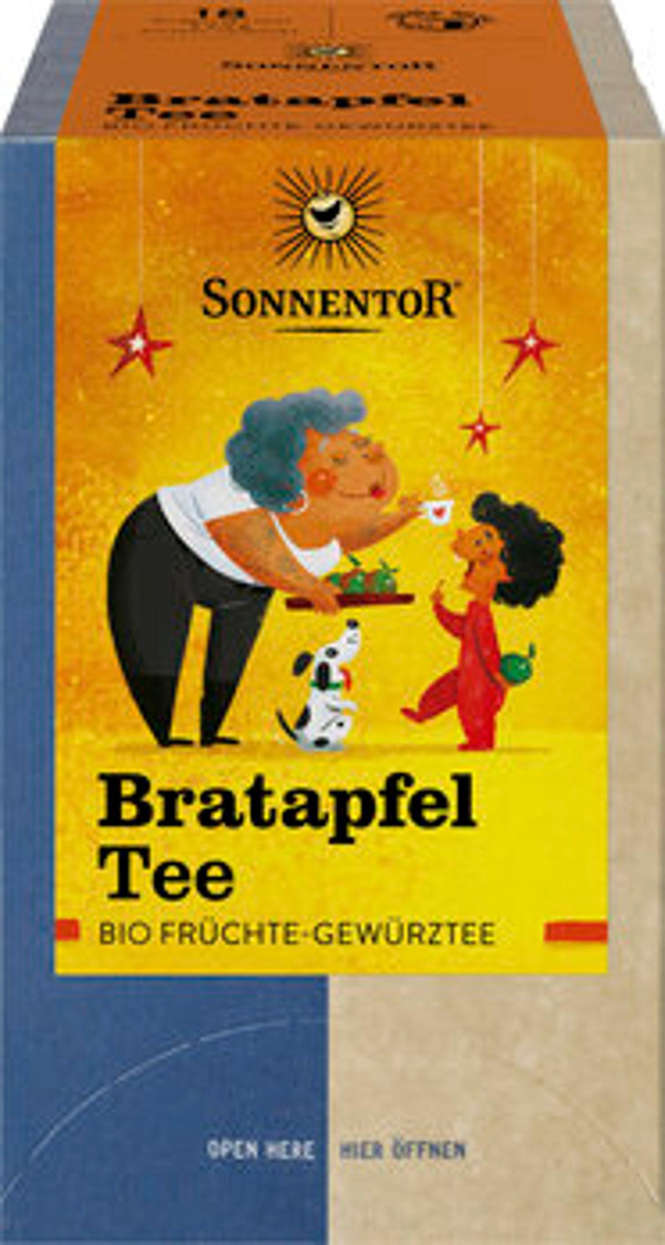 Produktfoto zu Bratapfel Tee, 18 x 2,5 g, Sonnentor