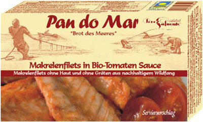 Produktfoto zu Makrelenfilets Tomate, 150 g, Pan do Mar