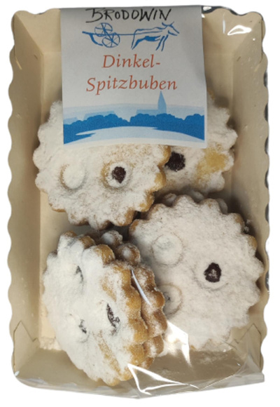 Produktfoto zu Dinkel Spitzbuben, 100 g