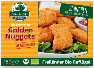 Produktfoto zu Golden Nuggets Hähnchen, 180 g, Freiländer
