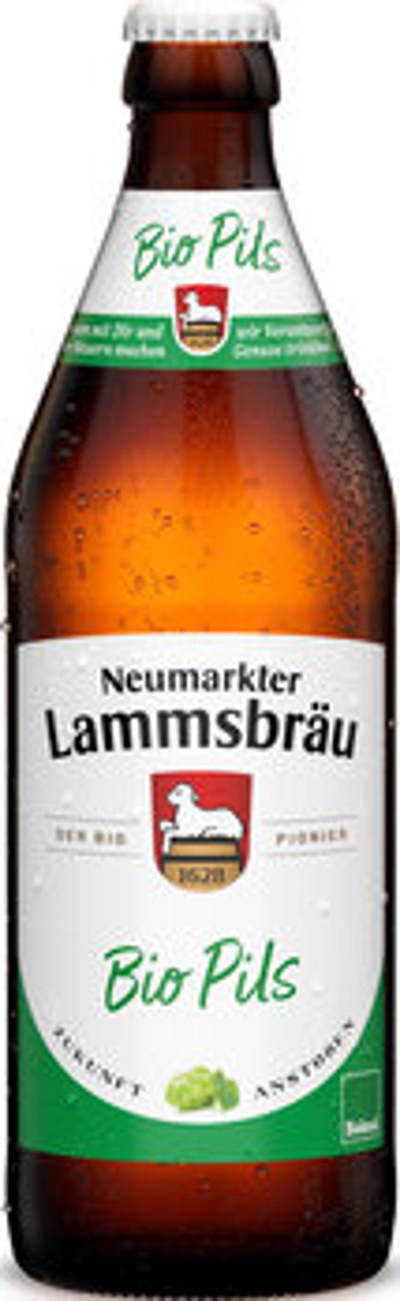 Produktfoto zu Lammsbräu Bier Bio Pils, 0,5 l