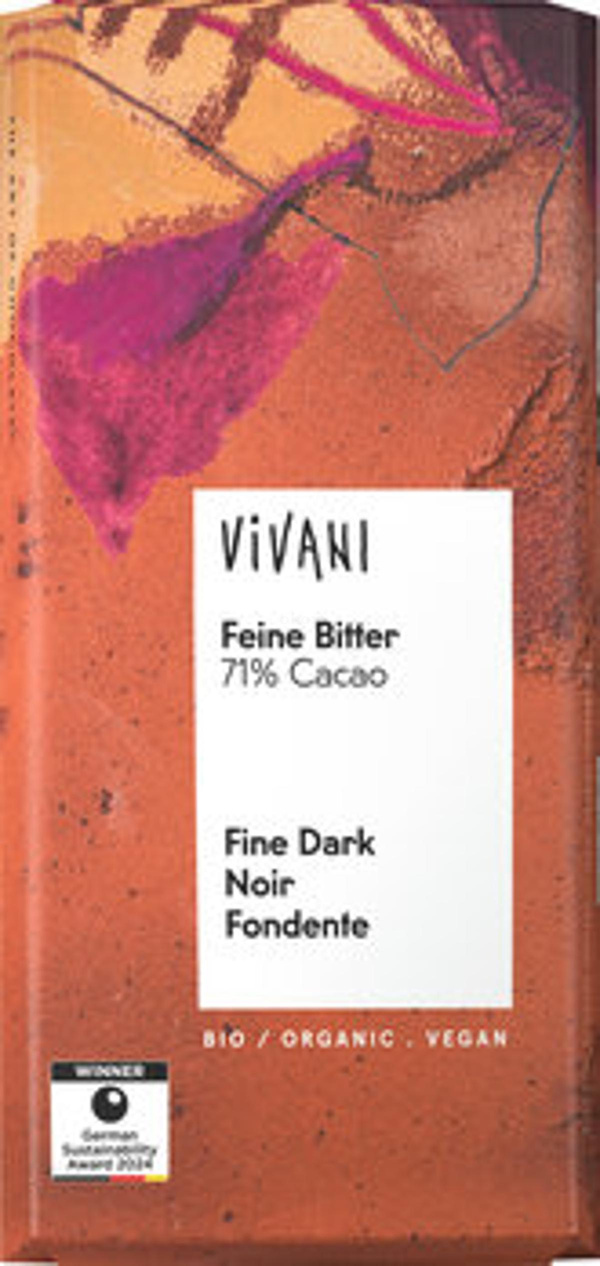Produktfoto zu Feine Bitter Schokolade 71 %