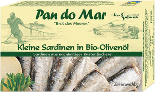 Produktfoto zu Kleine Sardinen, 120 g, Pan do Mar