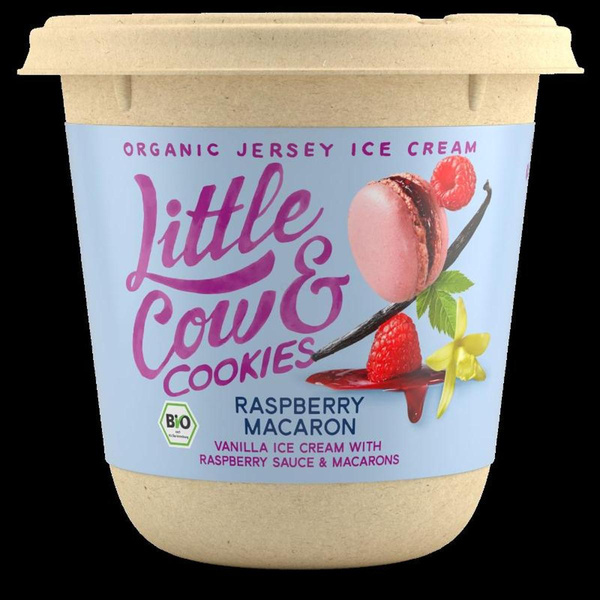 Produktfoto zu Eiscreme Raspberry & Macaron
