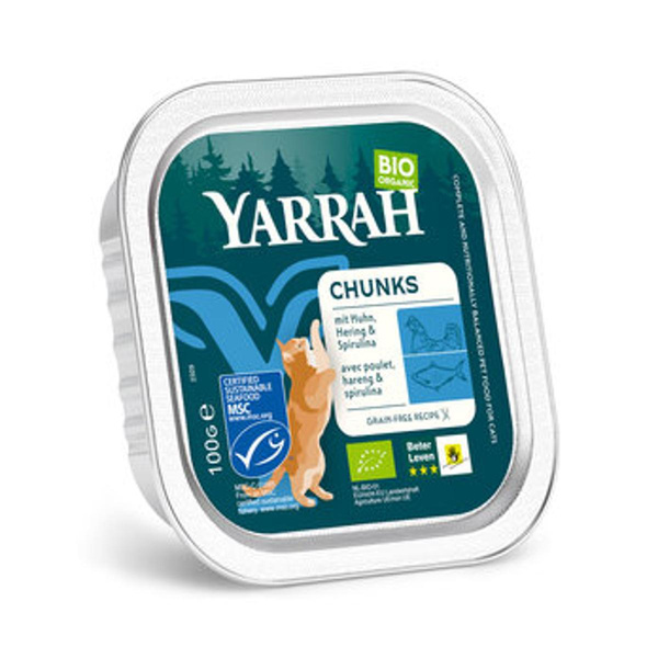Produktfoto zu Bröckchen Huhn mit Fisch