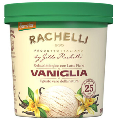 Produktfoto zu Rachelli Vanille Eis 500ml