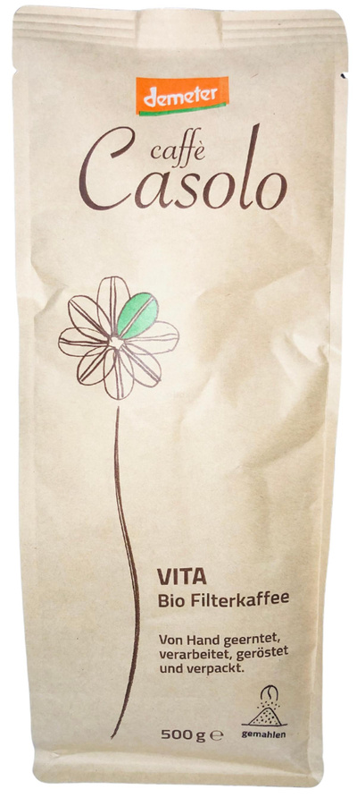 Produktfoto zu Casolo Vita Filterkaffee gemahlen