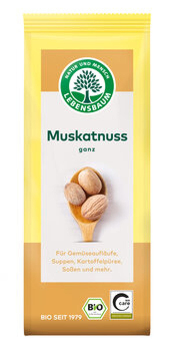 Produktfoto zu Muskatnüsse, ganz, 3 Stück
