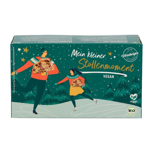 Produktfoto zu Mini Christstollen vegan, 250 g, Herzberger