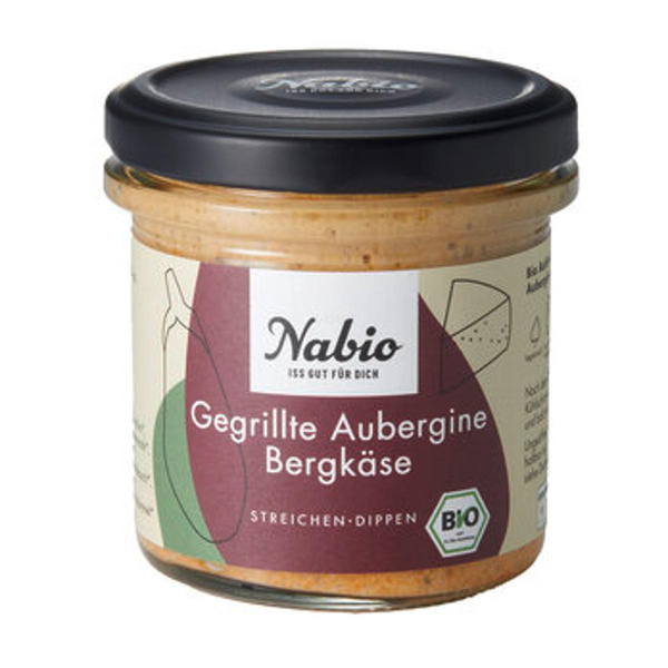 Produktfoto zu Gegrillte Aubergine Bergkäse Aufstrich, 135 g