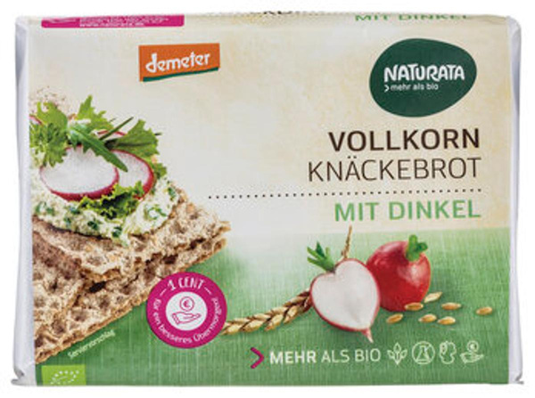 Produktfoto zu Vollkorn Knäckebrot mit Dinkel, 250 g
