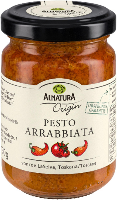 Produktfoto zu Origin Pesto Arrabbiata 130 g
