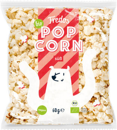 Produktfoto zu Fredos Popcorn süß, 60 g