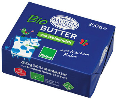 Produktfoto zu Süßrahm Butter, 250g