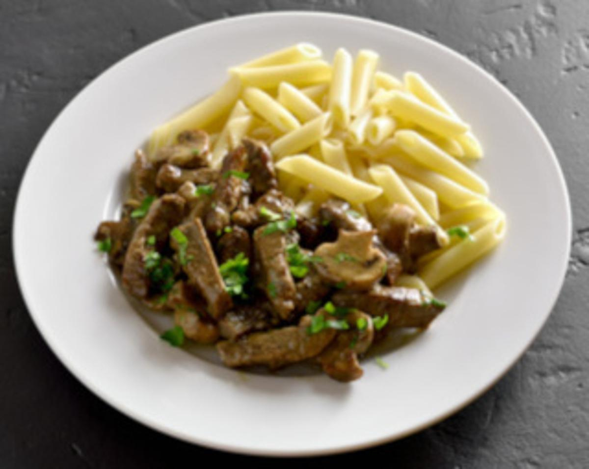 Pasta mit Rindfleisch