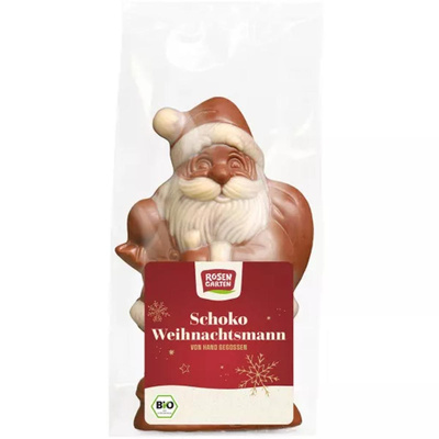 Produktfoto zu Weihnachtsmann aus Vollmilch, 80 g, Rosengarten