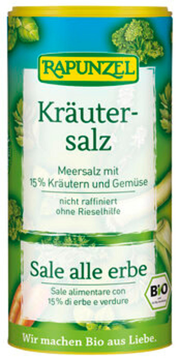 Produktfoto zu Kräutersalz mit 15 % Kräuter & Gemüse