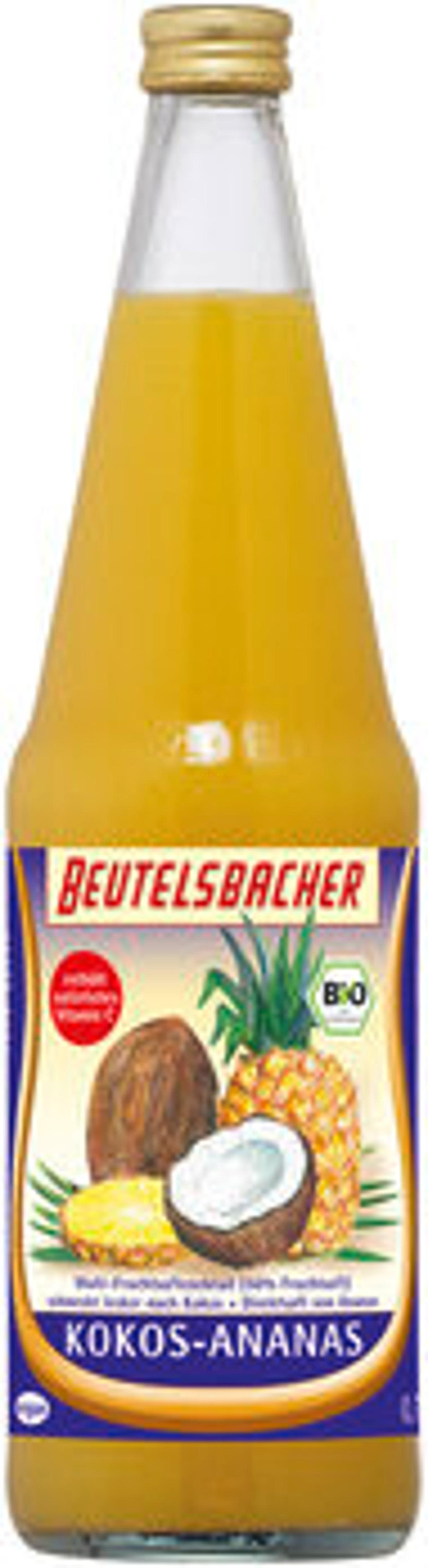Produktfoto zu Kokos-Ananas Saft, 0,7 l Beutelsbacher Fruchtsaftkelterei