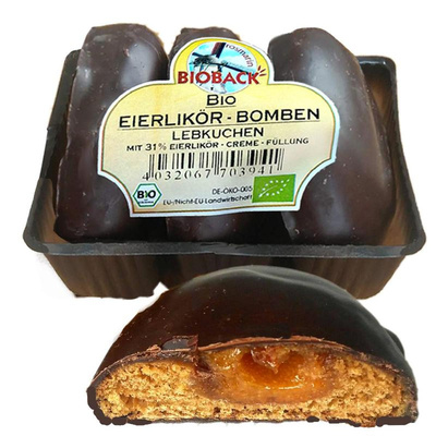 Produktfoto zu Eierlikörbomben, 100 g, rosmarin BIOBACK
