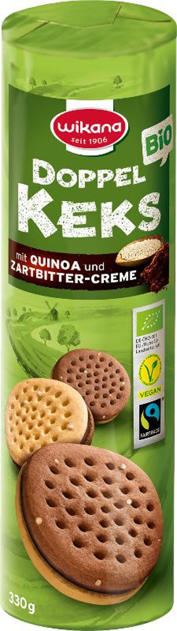 Produktfoto zu Doppelkeks mit Quinoa und Zart