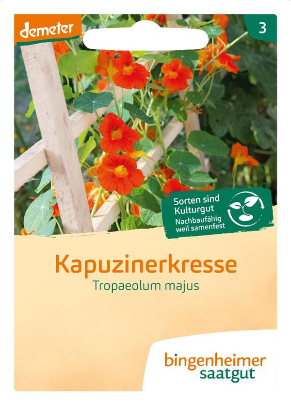 Produktfoto zu Saatgut Kapuzinerkresse