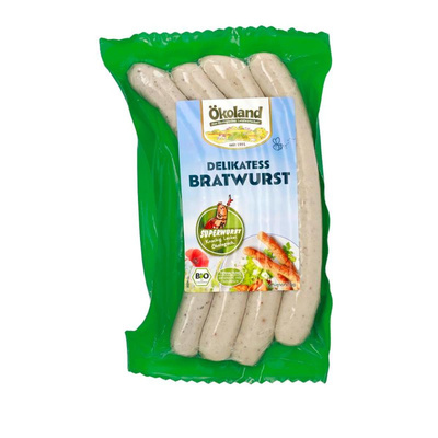 Produktfoto zu Große Delikatess Bratwurst Superwurst 180 g , Ökoland