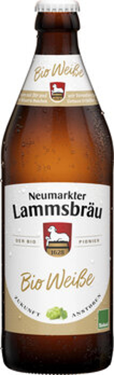 Produktfoto zu Lammsbräu Helles Hefeweizen, Weiße, 10 x 0,5 l