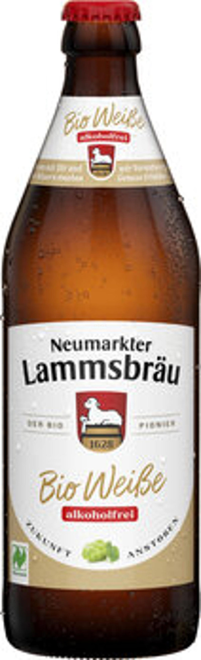 Produktfoto zu Lammsbräu Bier Weiße Alkoholfrei, 10 x 0,5 l