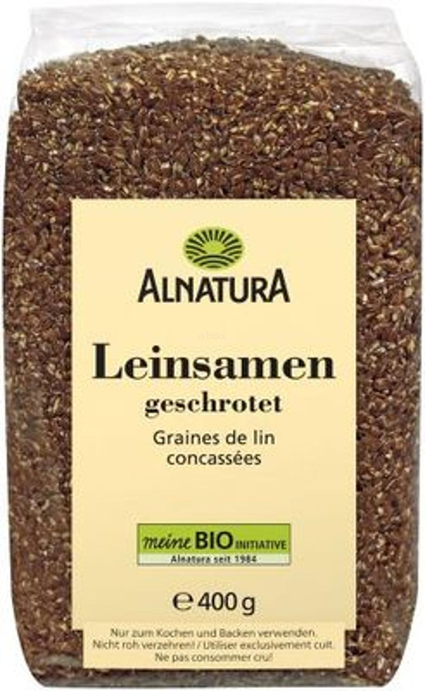 Produktfoto zu Leinsamen geschrotet 400 g