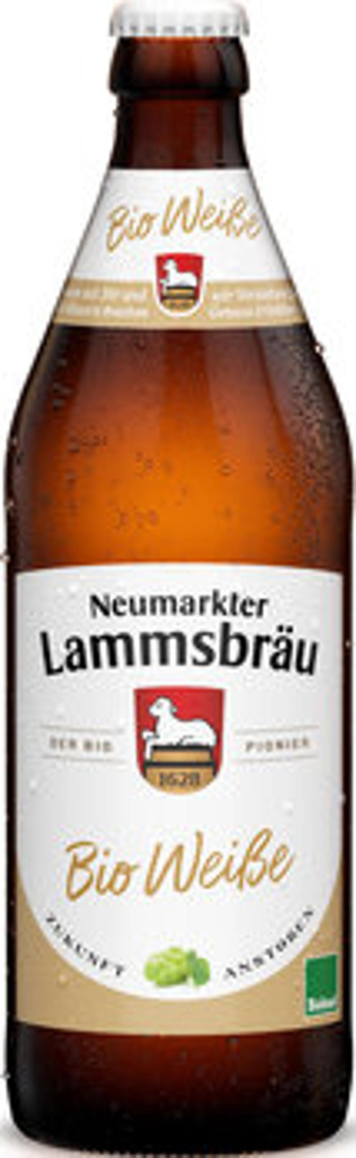 Produktfoto zu Lammsbräu Helles Hefeweizen, Weiße, 10 x 0,5 l