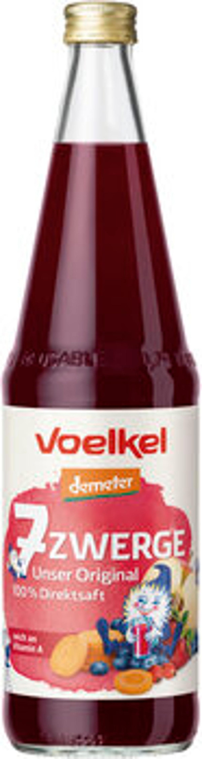 Produktfoto zu Kindersaft 7-Zwerge, 0,7 l Voelkel