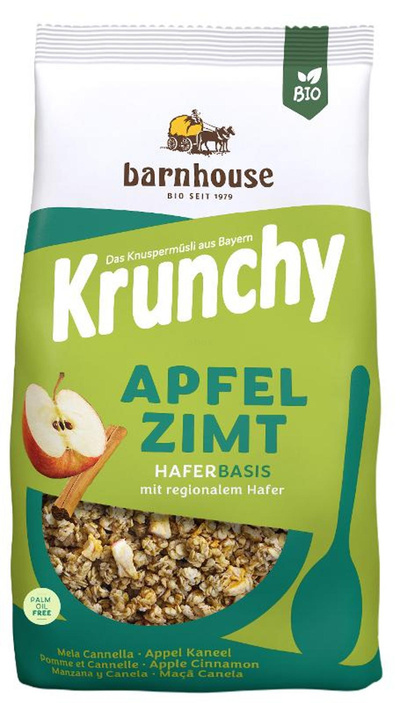 Produktfoto zu Krunchy Apfel Zimt 375 g