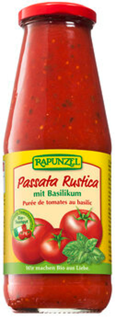 Produktfoto zu Passata Rustica mit Basilikum