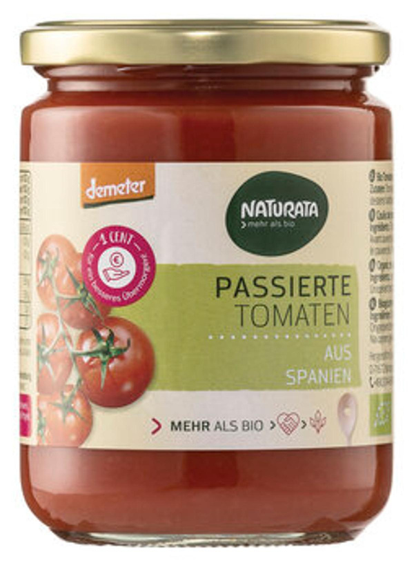 Produktfoto zu Tomatenpüree, Demeter 400 g