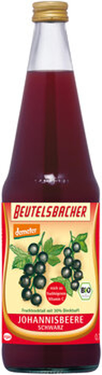 Produktfoto zu Schwarze Johannisbeeren, 0,7 l