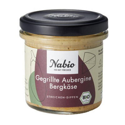 Produktfoto zu Gegrillte Aubergine Bergkäse Aufstrich, 135 g