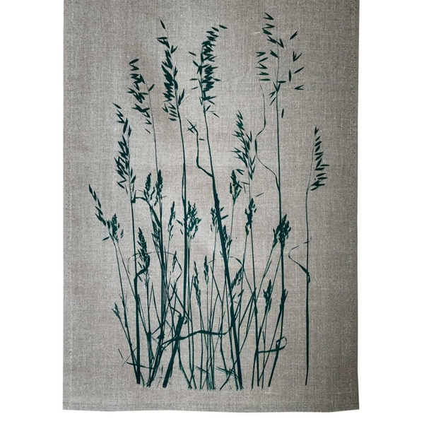 Produktfoto zu naturgraues Leinen-Geschirrtuch "wilder Hafer"