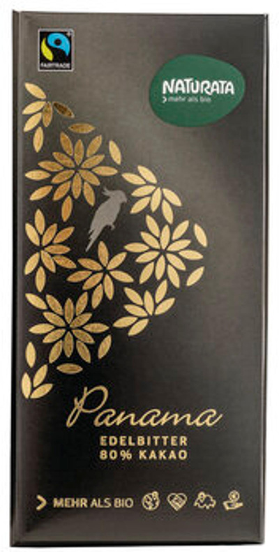 Produktfoto zu Feinbitter Schokolade Panama 80%