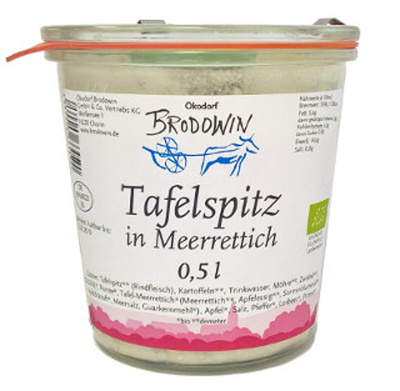 Produktfoto zu Tafelspitz in Meerrettich