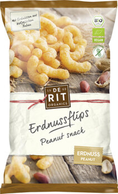 Produktfoto zu Erdnuss Flips 125 g, De Rit