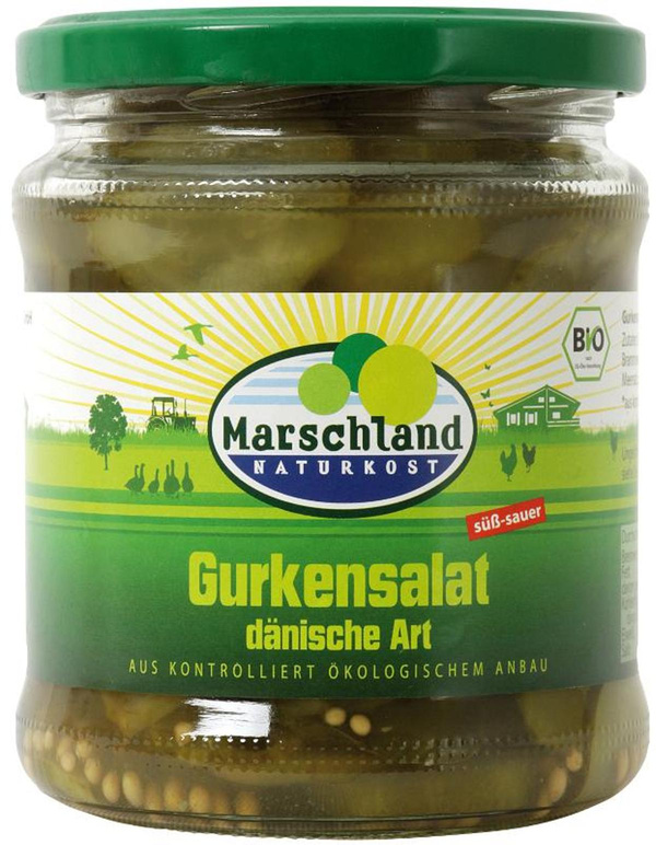 Produktfoto zu Gurkensalat dänische Art