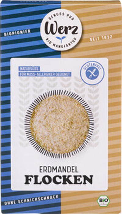 Produktfoto zu Erdmandel Flocken glutenfrei, 250 g
