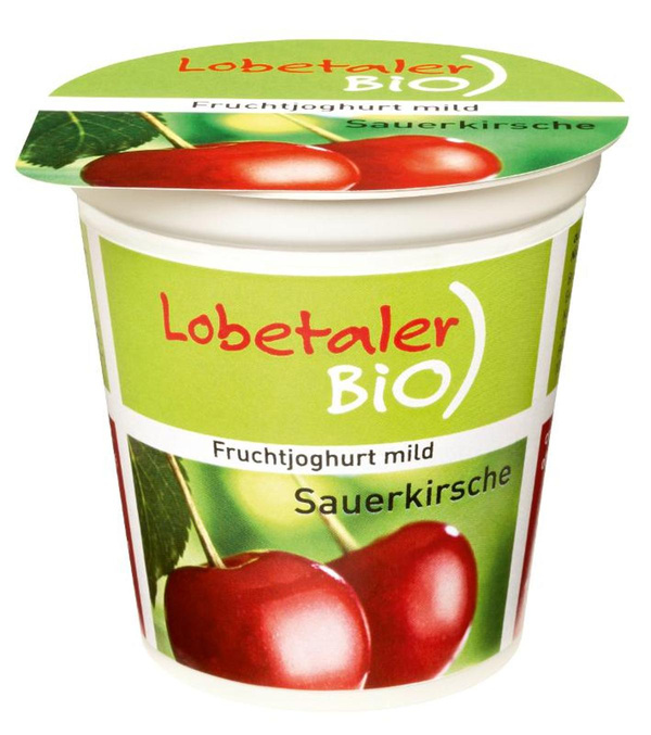 Produktfoto zu Joghurt Sauerkirsche 3,7 % , 150 g , Lobetaler Bio