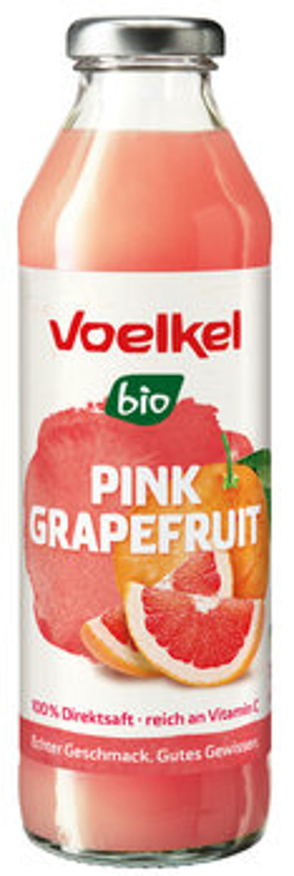 Produktfoto zu Pink Grapefruitsaft, 0,5 l, Voelkel
