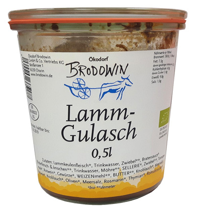 Produktfoto zu Lammgulasch, 500 g
