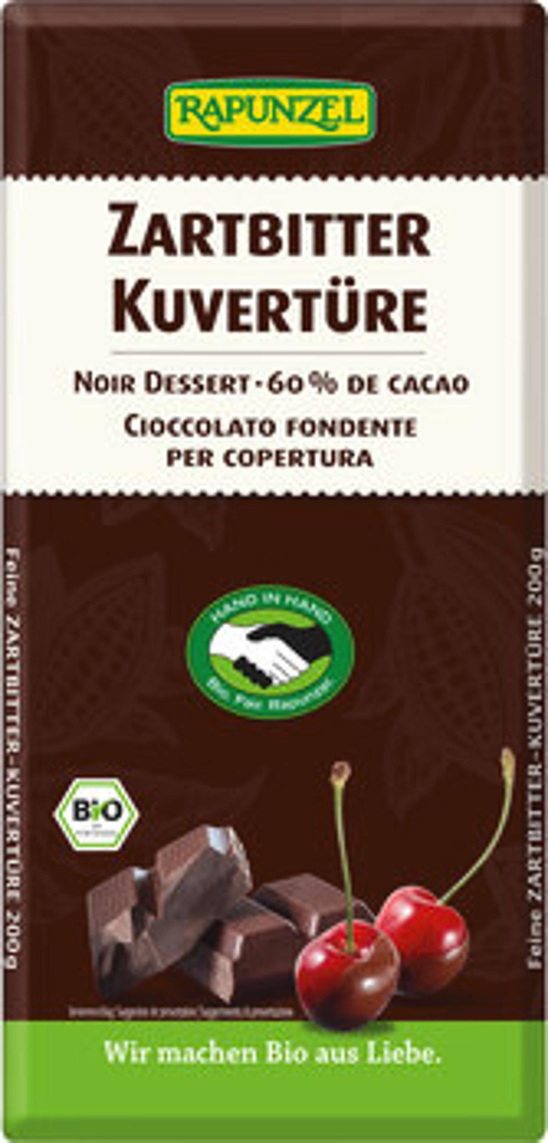 Produktfoto zu Zartbitter Kuvertüre HIH