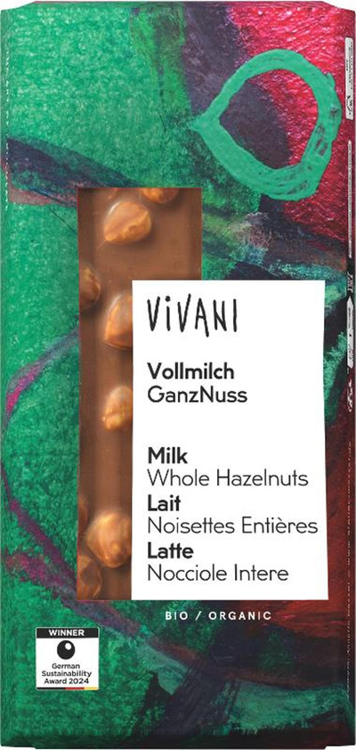 Produktfoto zu Schokolade Vollmilch, Haselnuss