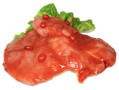 Produktfoto zu Putensteak mariniert mit BBQ